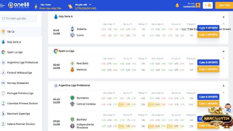 Đánh giá chân thực về nhà cái One88