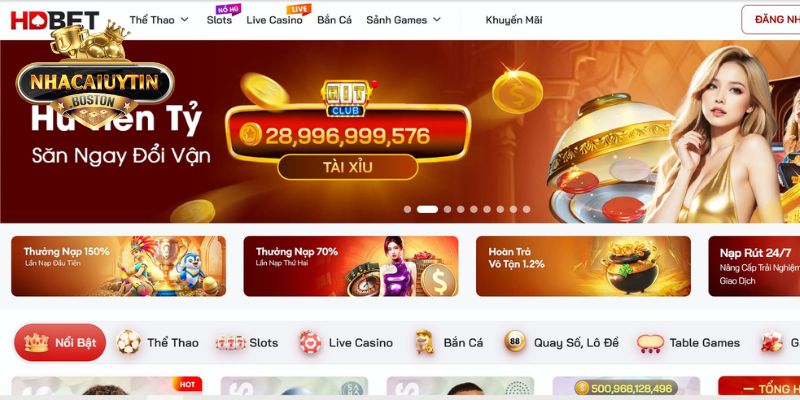 Khám phá HDBET – Game siêu đa dạng, thưởng cực hấp dẫn
