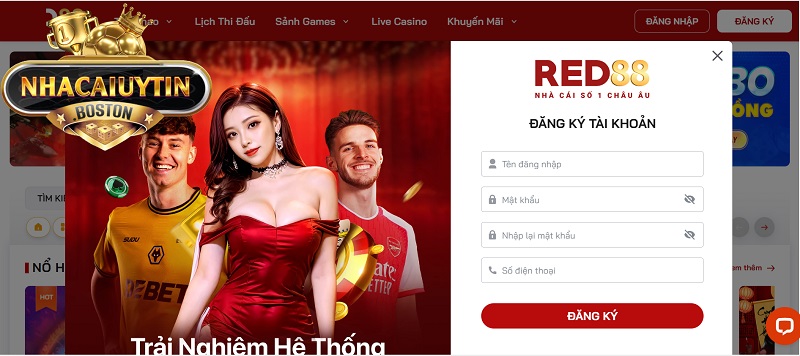 Red88 có cách đăng ký tài khoản cực đơn giản