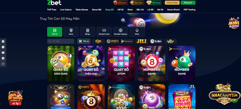 Chơi Quay số với cơ hội nhận thưởng khủng cùng Zbet 